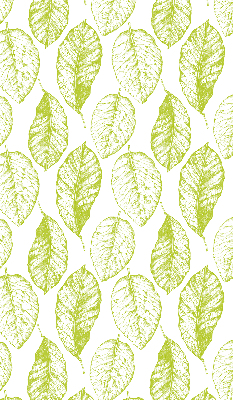 Estor enrollable para ventana con tejido en color hojas de lima