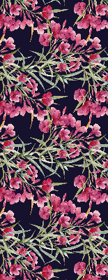 Modern roller blind con motivo de flor exótica