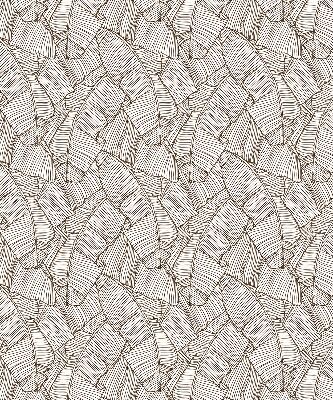 Modern roller blind con estampado de hojas de palma