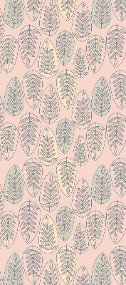 Modern roller blind con láminas de colores