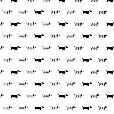 Estor enrollable para ventana con diseño de perros de tiro