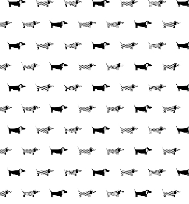 Estor enrollable para ventana con diseño de perros de tiro