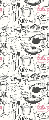 Estor enrollable con motivos para cocina