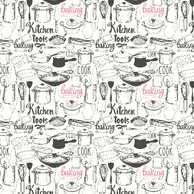 Estor enrollable con motivos para cocina
