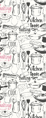 Estor enrollable con motivos para cocina