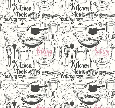 Estor enrollable con motivos para cocina