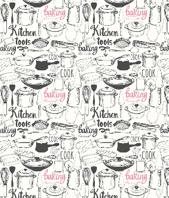Estor enrollable con motivos para cocina