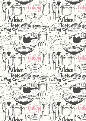 Estor enrollable con motivos para cocina