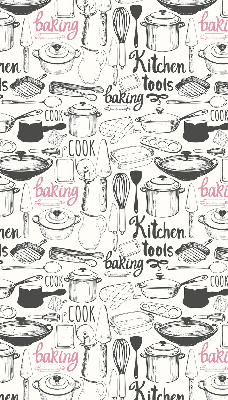 Estor enrollable con motivos para cocina