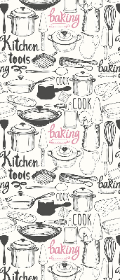 Estor enrollable con motivos para cocina