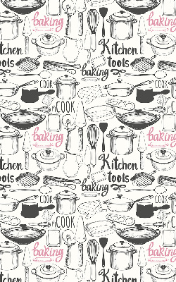 Estor enrollable con motivos para cocina