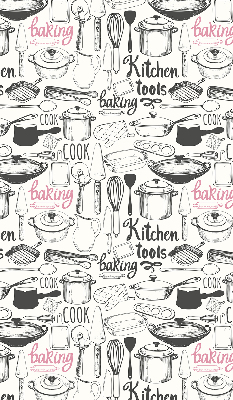 Estor enrollable con motivos para cocina