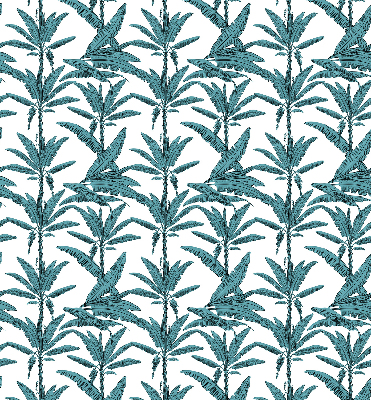 Estor enrollable con estampado de hojas de palma
