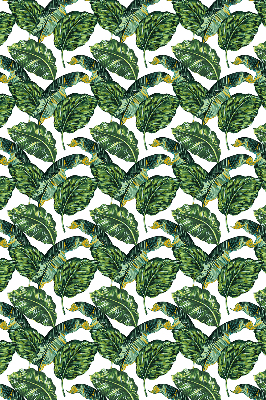 Modern roller blind con diseño de hojas exóticas