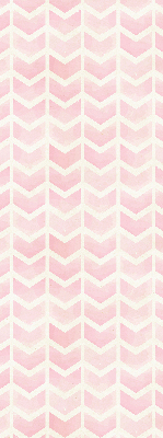 Estor enrollable con diseño de zigzags rosas