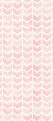Estor enrollable con diseño de zigzags rosas