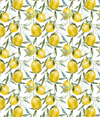 Estor enrollable para ventana con estampado de limones