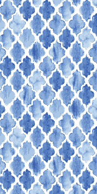 Modern roller blind con patrón pintado