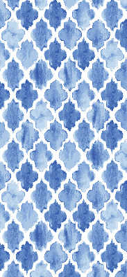 Modern roller blind con patrón pintado
