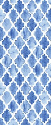 Modern roller blind con patrón pintado