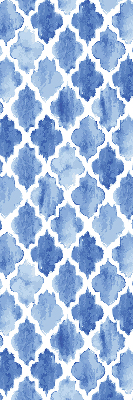 Modern roller blind con patrón pintado