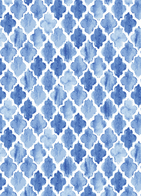 Modern roller blind con patrón pintado