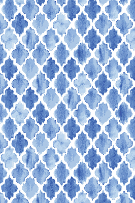 Modern roller blind con patrón pintado