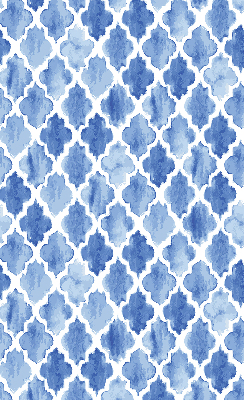 Modern roller blind con patrón pintado