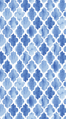 Modern roller blind con patrón pintado