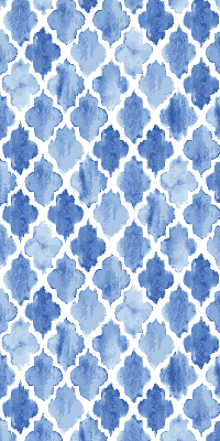 Modern roller blind con patrón pintado