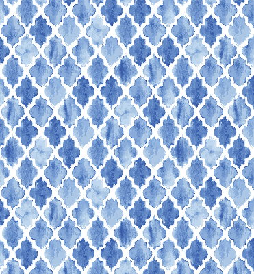Modern roller blind con patrón pintado