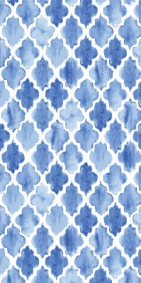 Modern roller blind con patrón pintado