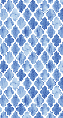 Modern roller blind con patrón pintado