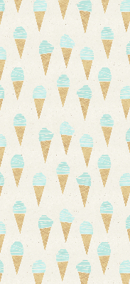 Estor enrollable con estampado de helado en cono