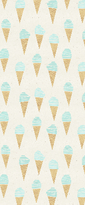 Estor enrollable con estampado de helado en cono