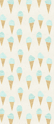 Estor enrollable con estampado de helado en cono