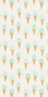 Estor enrollable con estampado de helado en cono