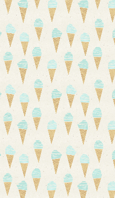 Estor enrollable con estampado de helado en cono
