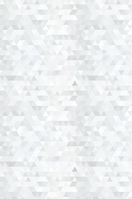 Modern roller blind con patrón de triángulos grises