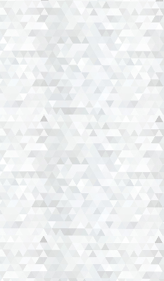 Modern roller blind con patrón de triángulos grises