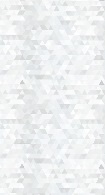 Modern roller blind con patrón de triángulos grises