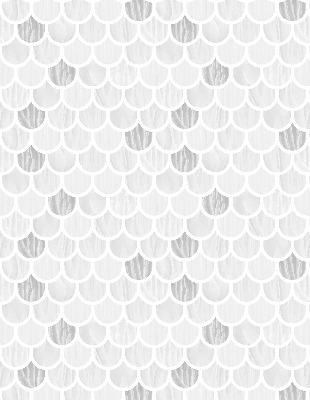 Modern roller blind con motivo en escala de grises