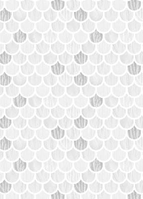 Modern roller blind con motivo en escala de grises