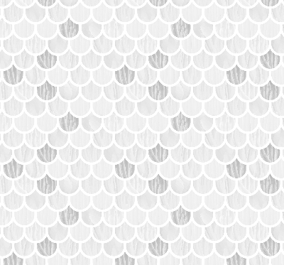 Modern roller blind con motivo en escala de grises