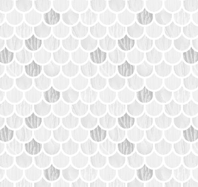Modern roller blind con motivo en escala de grises