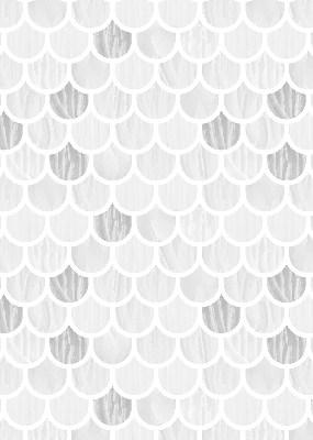 Modern roller blind con motivo en escala de grises