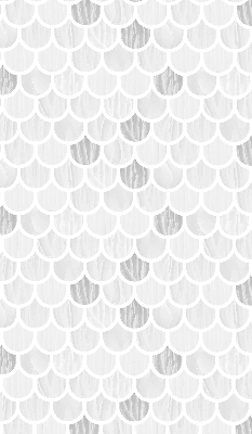 Modern roller blind con motivo en escala de grises
