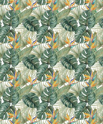 Modern roller blind con estampado de plantas tropicales