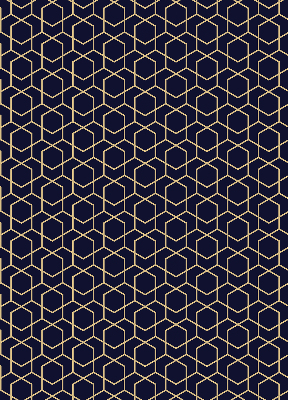 Modern roller blind con estampado de cubo 3D