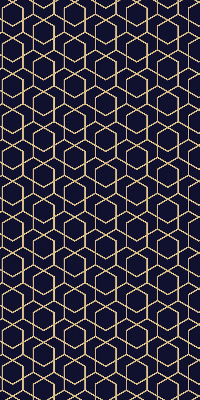 Modern roller blind con estampado de cubo 3D